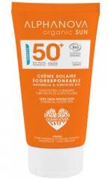 Sun Crème Solaire Visage Écoresponsable SPF50+ Bio 50 g - Tube 50 g