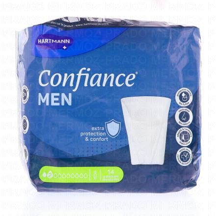 Confiance Men Protection Anti Fuites Urinaires x14 2 gouttes