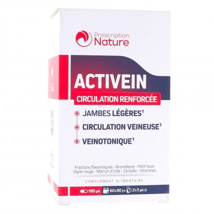 PRESCRIPTION NATURE Activein boîte de 180 comprimés