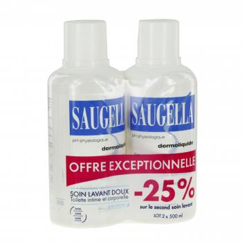 Dermoliquide emulsion lot de 2 flacons 500ml
