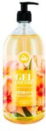 Gel Douche Mimosa Frangipanier de 1 Litre - Flacon-Pompe 1000 ml