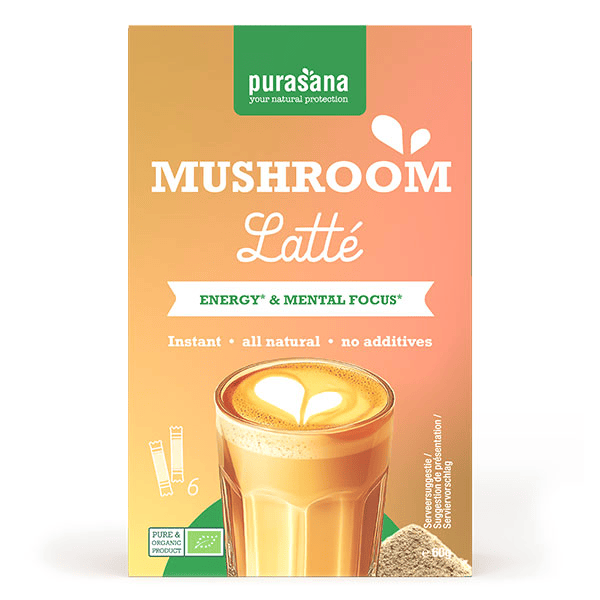 Latté Instantané aux Champignons BIO 6 x 10 g