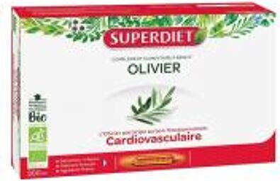Olivier Bio - 20 Ampoules de 15 ml - Boîte 20 ampoules de 15 ml