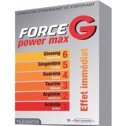 Nutrisanté Force G Power Max 10 Ampoules x 10ml