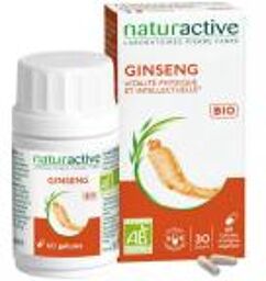 Ginseng Vitalité Physique et Intellectuelle Bio 60 Gélules - Flacon