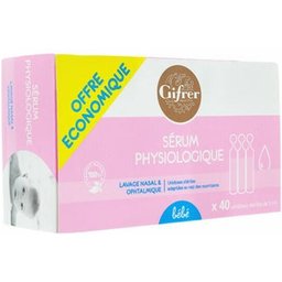 Sérum Physiologique Unidoses 40x5ml