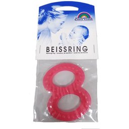 Baby-Frank® Anneau de dentition avec poignée Rose