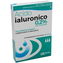 Acide Hyaluronique 0.2% Solution Ophtalmique 10x0.5ml
