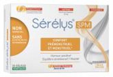 Sérélys® Spm - Complément Alimentaire à Base de Plantes Pour le Confort Pré-Menstruel (2) - 30 Gélules - Boîte 30 gélules