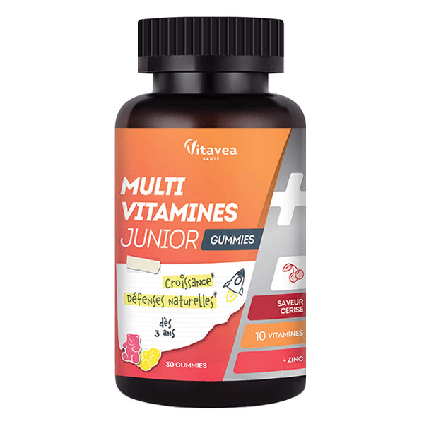 Multi Vitamines Junior Croissance Défenses naturelles 30 gummies