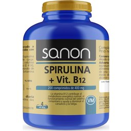Spiruline + Vitamine B12 400mg 200comp