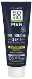 Men Gel Douche 3en1 Énergisant Biologique 200 ML - Tube 200 ml