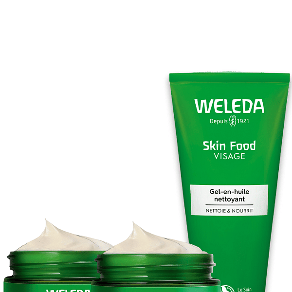 Routine Nourrissante Skin Food visage - Weleda