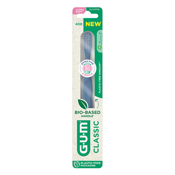 Brosse à dents Classic Bio-sourcée Ultra-Souple 15/100e Compacte