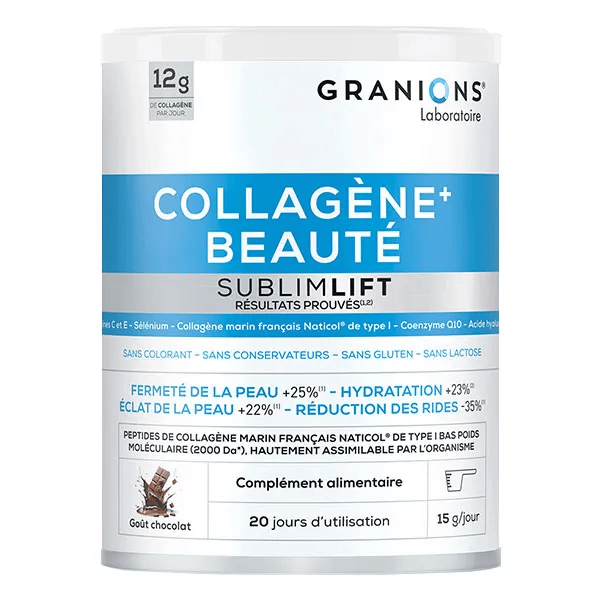 Granions Collagène Marin Beauté Sublimlift Goût chocolat 300g