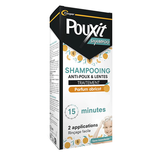 Shampooing Parfum Abricot Traitement Anti-poux et lentes 200 ml