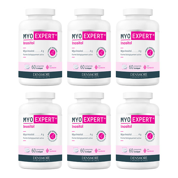 - Myo'Expert - Myo-Inositol- Régulation glycémie, régulation métabolique - Lot de 6