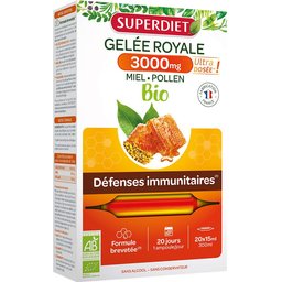 Super Diet Bio Gelée Royale 3000 mg  Ampoule