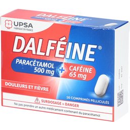 Dalfeine comprimés paracétamol et caféine