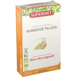 Super Diet Aubier De Tilleul Bio 20 Ampoules
