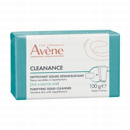 AVENE Cleanance - Savon Pain Nettoyant solide désincrustant 100g