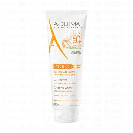 A-DERMA Protect - Kids Lait enfant très haute protection SPF50+ tube 250ml