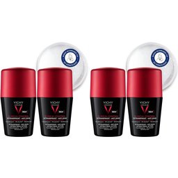 Lot*2 Homme Détranspirant anti-odeur 96h - Roll-on 50ml