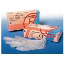 Farmac-Zabban FZ Confort Guantes de Vinilo Confort S 100uds