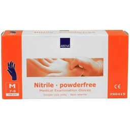 Nitrilo Gants Bleus M 100uts