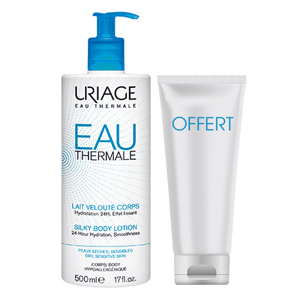 Lait velouté corps flacon pompe 500ml + un produit 200ml OFFERT (aléatoire)