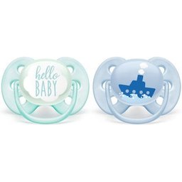 Avent Sucettes Ultra Soft 0-6M 2uts