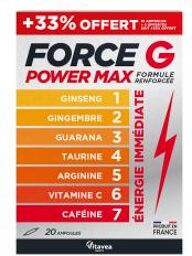 Force G Power Max Offre Promo - Boîte 20 ampoules de 10 ml