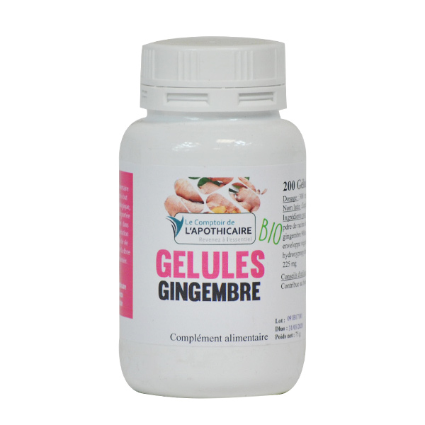Gingembre Bio 200 gélules