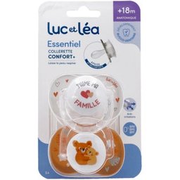 Luc Et Léa Essentiel Sucettes Anatomiques E4 +18m 2 Unités