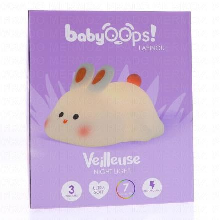 BABYOOPS Veilleuse Enfants lapinou