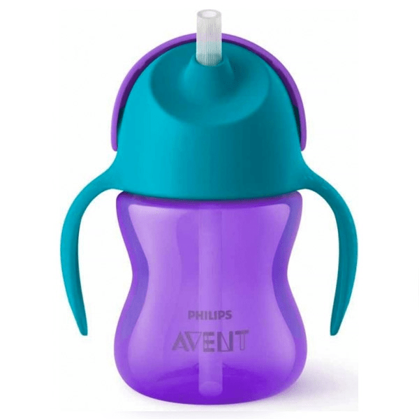 Tasse à Paille Mauve Bleu 200ml