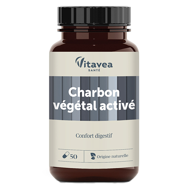 Nutrisanté Les Nutri'Sentiels Bio Charbon Végétal Activé - 50 gélules