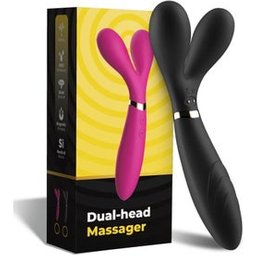 Y-Wand Masseur & Vibrateur Double Tête Noir 1ut