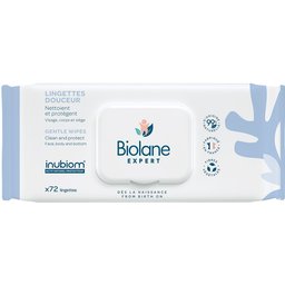 Expert Lingettes Douceur - Nettoient & Protègent - Peaux Sensibles - 72 lingettes