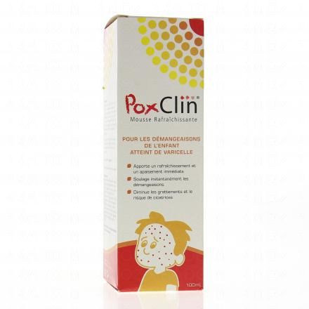 PoxClin mousse rafraîchissante flacon pompe 100ml