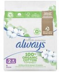 Nouveau - Serviettes Cotton Protection Long Plus - Sachet 9 serviettes