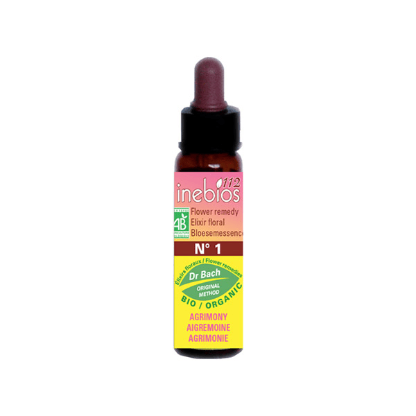 Fleur de Bach n°1 Agrimony - Aigremoine Bio 10ml