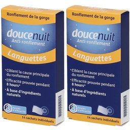 Douce nuit Languettes anti-ronflement