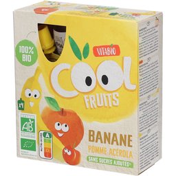 Cool Fruits - Gourdes de fruits Banane Pomme Acérola Bio