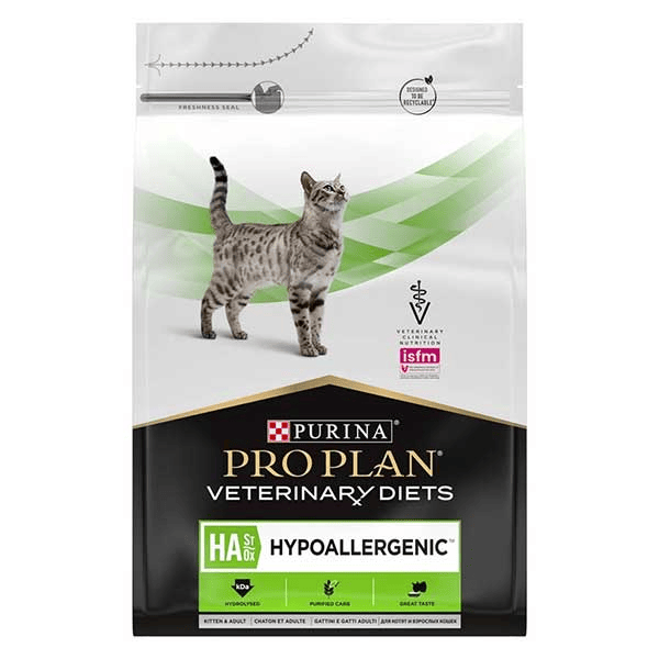 Proplan Veterinary Diets Chat HA (hypoallergenique) Struvite Oxalate Croquettes 1,3kg