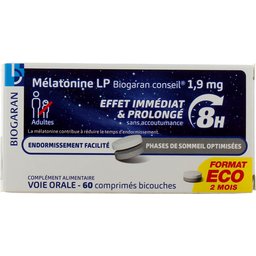 Mélatonine LP 1.9mg 60comp