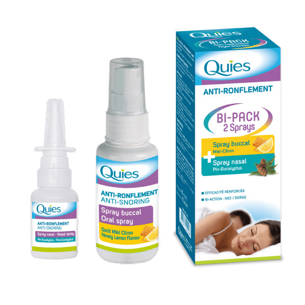 Anti-Ronflement Spray Buccal 70ml + Spray Nasal 15ml