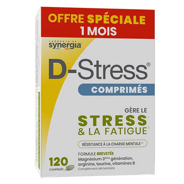 D-Stress Comprimé Pack Eco 1 Mois Boite de 120 comprimés