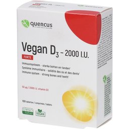 Vegan D3 - 2000 I.u. Forte