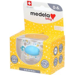 Medela Baby Tétines Original Turquoise 0-6 mois duo - 2 tétines